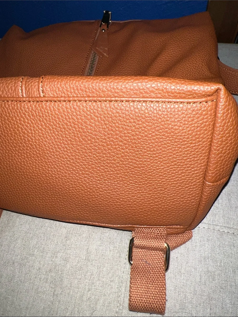 Classic Leather Backpack - Brown